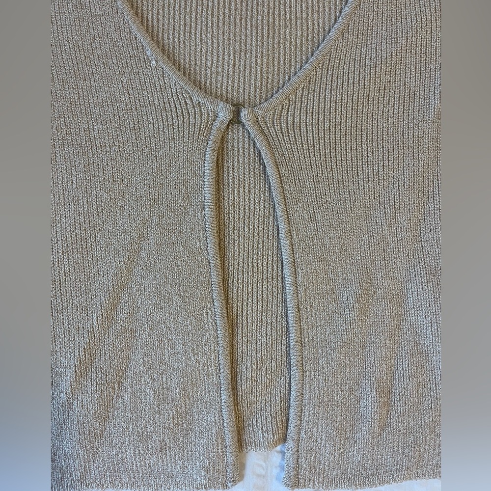 SOLD - NWT Abercrombie Lurex Sparkle Slim Cardigan - Picture 4 of 4